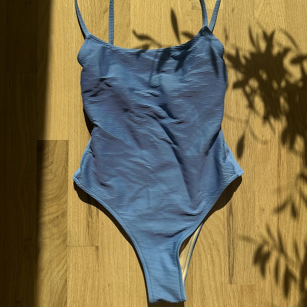 Zulu & Zephyr ribbed swimsuit